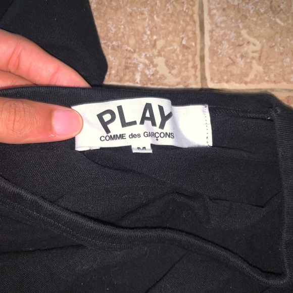 Comme des garçons PLAY double heart shirt - Picture 3 of 6